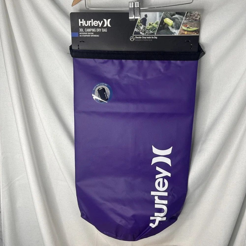 Hurley 30L Camping Dry Bag People Packable Waterproof Gear Bag NWT fisherman